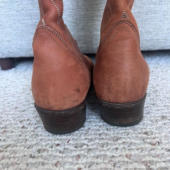 Dan Post Brown Cowbu Western leather boots main image 6